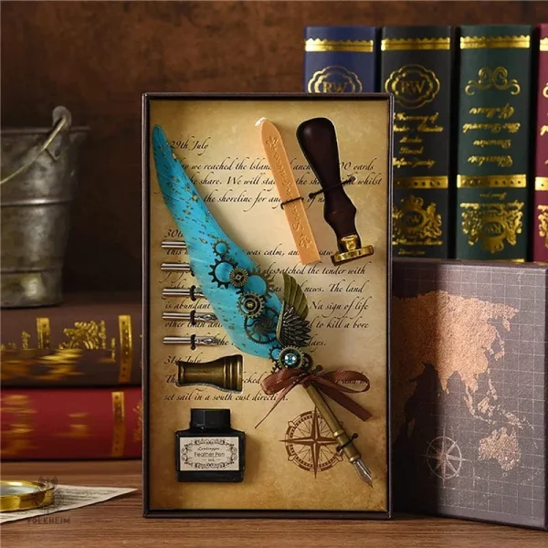 Outils d'écriture vintage pour calligraphie