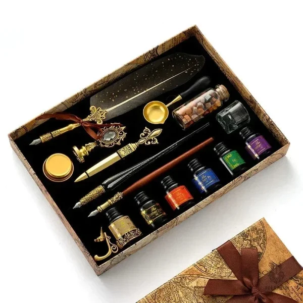 Coffret créatif pour la calligraphie et le cachet de cire