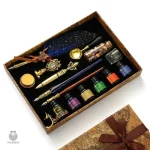 Kit de calligraphie comprenant cire à cacheter