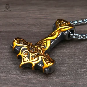 Collier Thor Asgard en design marteau