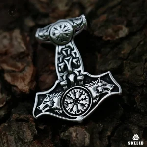 Collier Fenrir, symbole de la mythologie nordique