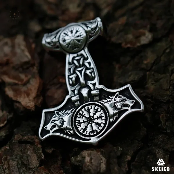 Collier Fenrir, symbole de la mythologie nordique