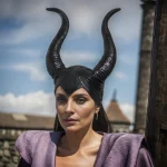 Cornes noires pour costume de sorcière