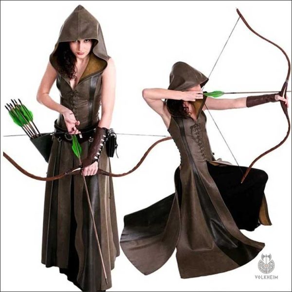 costume-archere-1 Costume d'archère féminin élégant pour jeux de rôle