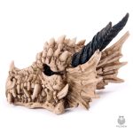Crâne de dragon en tant que tirelire, objet de collection