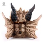 Accessoire déco unique : tirelire crâne de dragon