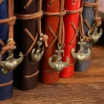 Carnet en cuir de style médiéval