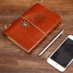 Carnet à spirale, design aventurier