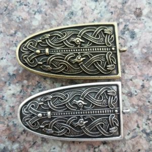 Broche Viking – Danse des Dragons en métal décoratif