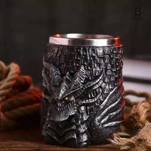 Chope décorative à thème dragon maléfique