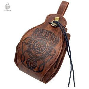 Bourse en cuir pour un style Viking historique