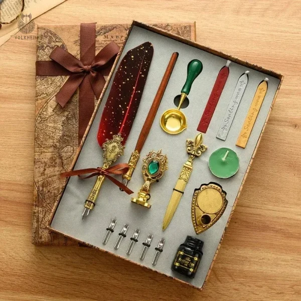 kit-calligraphie-medieval-1 Kit de Calligraphie Médiéval complet avec accessoires essentiels