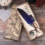 Ensemble créatif de calligraphie avec outils variés