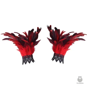 Bijou de poignet en plumes, style unique et envoûtant