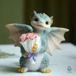 Accessoire déco amusant avec mascottes dragons