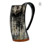 Mug Viking en corne de buffle