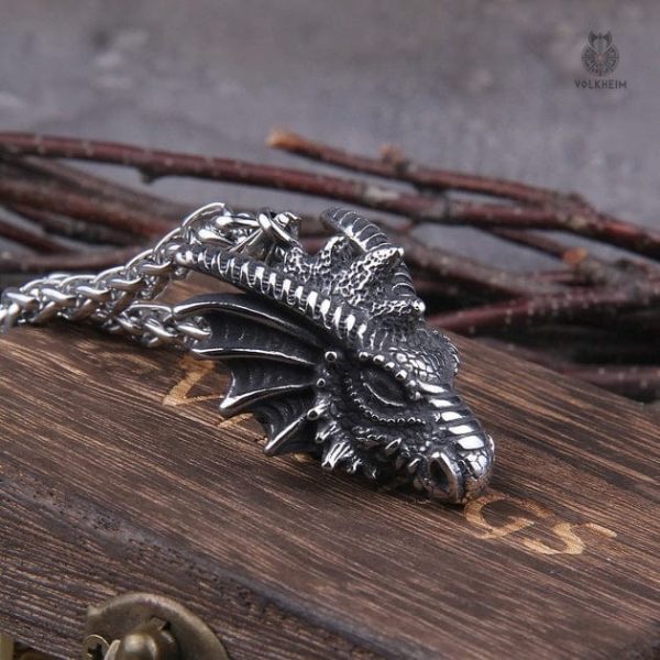 pendentif-crane-dragon-1 Pendentif Crâne de Dragon en bijoux inspirés des dragons