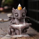 Porte encens mignon en forme de dragon