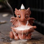 Dragon mignon pour porte encens décoratif