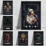Poster Mythologie Nordique en décoration murale médiévale