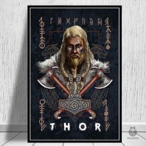 Affiche inspirée de la mythologie scandinave