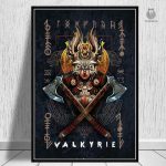 Affiche murale sur le thème des légendes nordiques