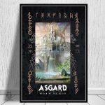 Poster décoratif des héros de la mythologie nordique
