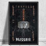 Affiche captivante d'un univers mythologique ancien