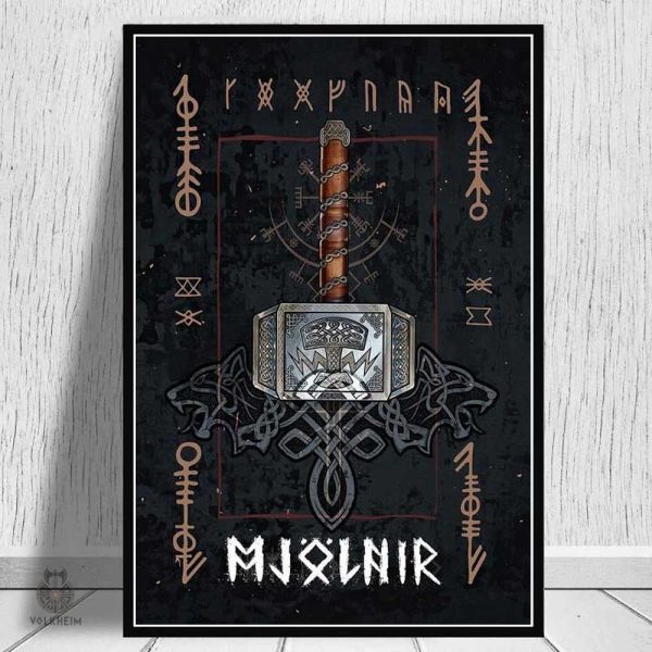 Affiche captivante d'un univers mythologique ancien