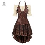 Robe Corset Steampunk au style médiéval