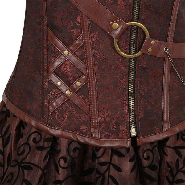 Design steampunk de robe corset pour occasions spéciales