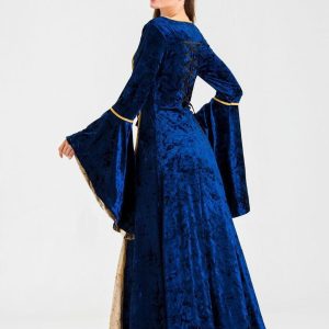Robe médiévale pour petite fille, style princesse