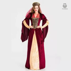 Robe médiévale inspirée des guerrières nordiques