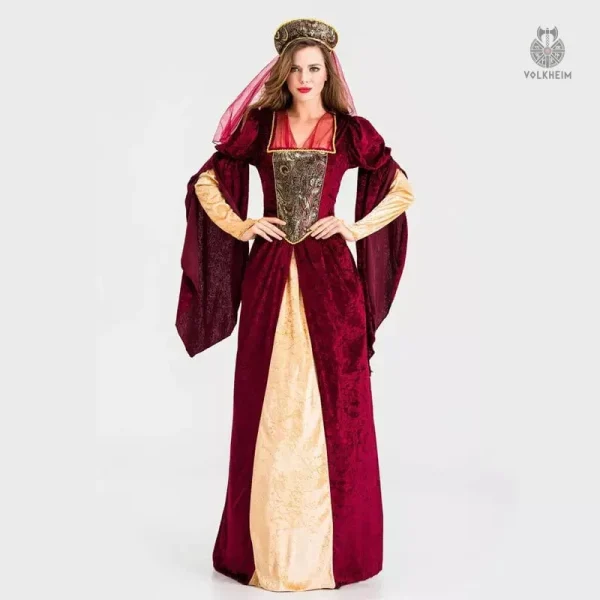 Robe médiévale inspirée des guerrières nordiques
