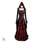 Robe noire vampirique idéale pour Halloween