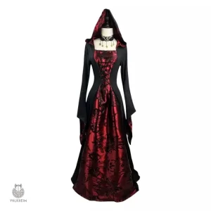 Robe noire vampirique idéale pour Halloween