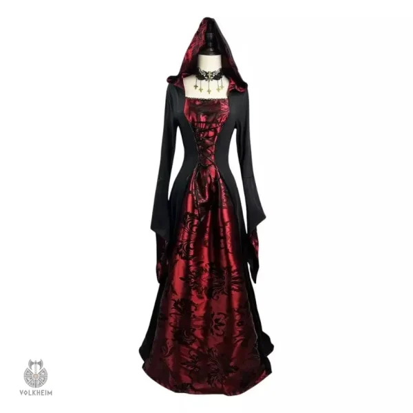Robe noire vampirique idéale pour Halloween