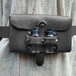 Accessoire médiéval avec ceinture pour fioles