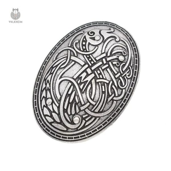 Bijou Viking en forme de loup, symbole de force