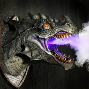 Trophée décoratif - Tête de Dragon en résine