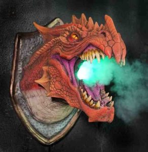 Trophée mural - Dragon majestueux en décoration