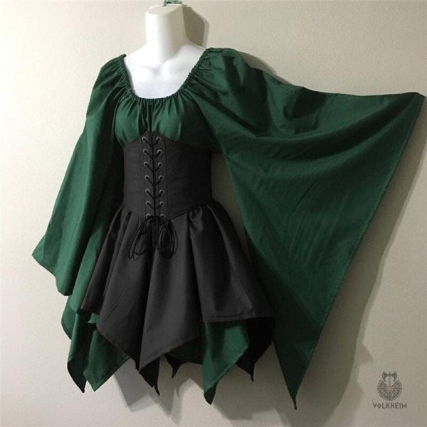 Tunique d'elfe colorée pour jeux de rôle et cosplay