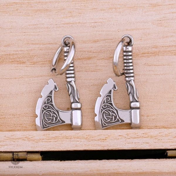 viking-haches-1 Boucles d'oreilles Viking en forme de haches