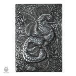 Carnet décoratif avec détail dragon en relief