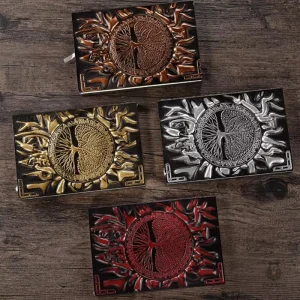 Carnet de notes Yggdrasil au design viking en relief